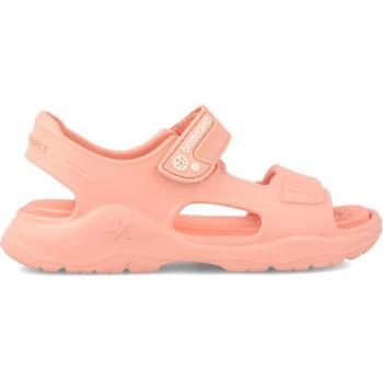 Sandalias Biomecanics Niña Salmon Flexibles con Velcro, resistentes al agua y con cierre adherente
