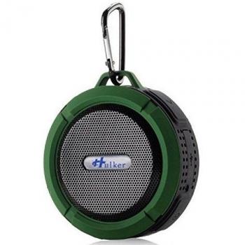 Haut-parleur de Douche Bluetooth Étanche HULKER 001, haut-parleur mains libres avec micro intégré, 6h d'autonomie, Boutons de contrôle, Rechargeable, Ventouse, Facile d'utilisation