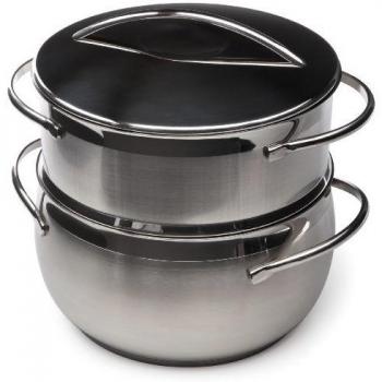 Lacor 79425 - Conjunto cac.vapor d.24 cm belly