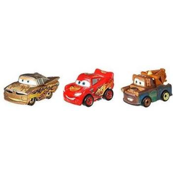 Cars - Pack de 3 Vehículos Mini Racers, Coches de Juguete