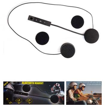 Interfono Bluetooth Auricular con Micrófono para Casco de Moto MP3 Bp08