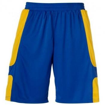 uhlsport – Pantalón Corto Cup, Todo el año, Unisex, Color Azurblau/Maisgelb, tamaño XL