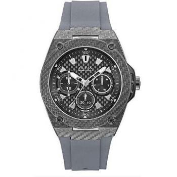Guess Mens Analogue Quartz Watch with Rubber Strap W1048G1