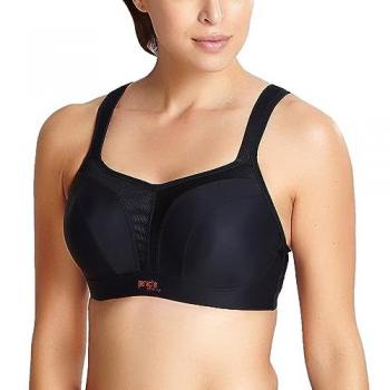 Panache Women's High Impact Full Cup Sports Bra - Black, Size 34DD