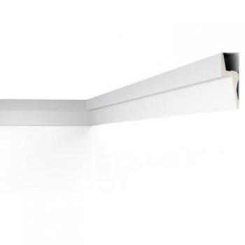 Cornisa NMC IL8 Arstyl Moldura Decorativa de Poliuretano para Luz Indirecta Diseño Moderno Blanco 2 m