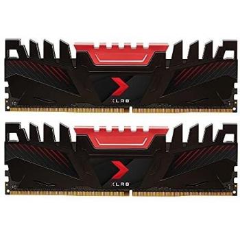PNY XLR8 DDR4 3200 MHz 16GB 2x16 Kit Desktop RAM, Red