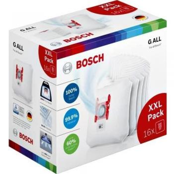 Bosch BBZ16GALL - Pack de 16 Bolsas de Aspiración Tipo G para Aspiradora Cilíndrica