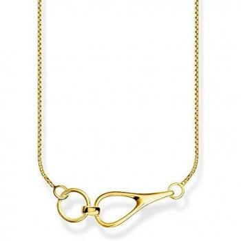 Thomas Sabo Heritage Women's Necklace with 18K Gold Plating, Iconic Design, Size: ONE SIZE