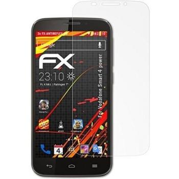 3 x atFoliX Protector Película Vodafone Smart 4 power Lámina Protectora - FX-Antireflex-HD Antirreflejo para pantallas de alta resolución