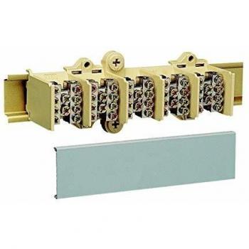 Hager K025 5-Pole Distribution Terminal Block with Protective Cover 25-16mm