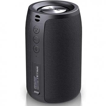 Altavoz Bluetooth-inalámbrico portátil IPX5 a Prueba de Agua, Tiempo de reproducción Bluetooth 5.0, música Bluetooth con Tarjeta USB/TF/AUX Exterior