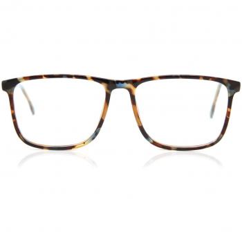 Cuadrado Montuta completa Plastico Tortoiseshell Gafas Recetadas para Hombre - Gafas Anti-Azules - SmartBuy Collection