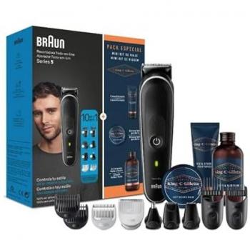 Cortapelos 10 en 1 Braun MGK5440 con Accesorios KINGC
