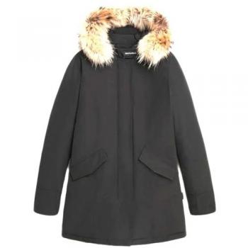 Woolrich Women's Arctic Parka Coat in Black | Size Medium | CFWWOU0538FRUT0001BLK