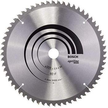 Bosch 2 608 640 441 - Hoja de sierra circular Optiline Wood - 305 x 30 x 2,5 mm, 60