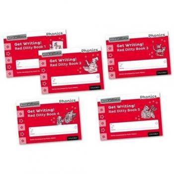 Read Write Inc - Phonics Get Writing! Red Ditty Books 1-5 Mixed Pack of 5