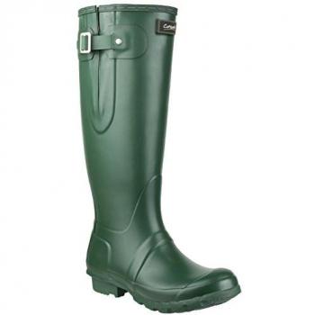 Cotswold Women's Windsor Tall Green Rubber Wellington Boots - Size 5