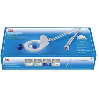 Lupa con luz y abrazadera. Prym