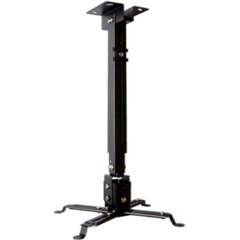Soporte Universal de Proyector Telescópico Ajustable para Techo y Pared Color Negro