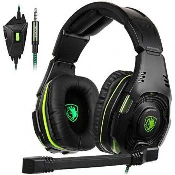 SADES SA-938 Auriculares Gaming de diadema cerrados USB Con Micrófono Cable Con Jack 3.5MM Estéreo Multifunciones Regalo Consola Para Nuevo Xbox One/PC/PS4/Smartphones