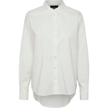 Pieces Tanne Noos Women's Long-Sleeved Lightweight Loose Fit Shirt
