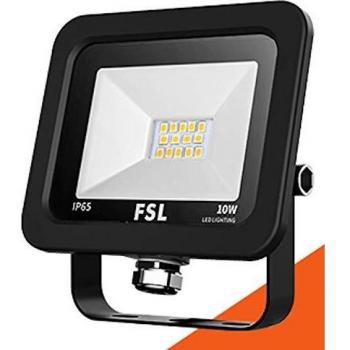 Proyector Exterior Negro 10W - IP65 115° 6500K