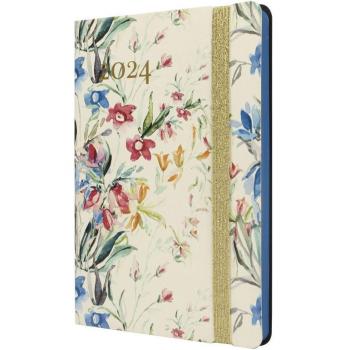 Finocam - Agenda 2024 Flexi Joy Bloom Catalán Semana Vista Horizontal F4 118x168 Multicolor Multilingüe