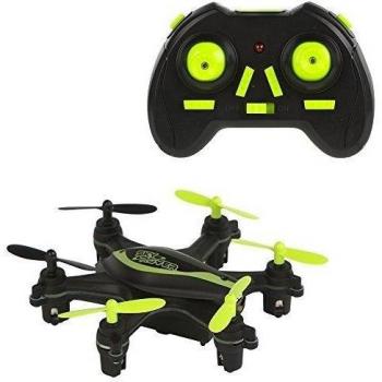Sky Rover - Mini Hexadron con 4 canales y con leds para vuelos nocturnos, color negro