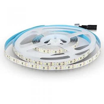 Tira LED V-TAC Pro 12W/m, Chip Samsung SMD2835, 120 LEDs/m, 4000K, IP20, 5 metros