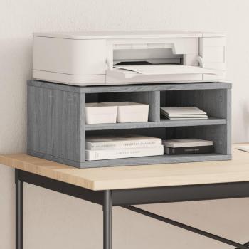 vidaXL Printer Stand Grey Sonoma 49x40x22.5 cm Engineered Wood
