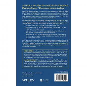 Hardcover Book on Population Pharmacokinetics and Pharmacodynamics Analysis with Nonlinear Mixed Effects Models