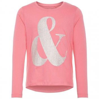 NAME IT Camiseta Manga Larga NIÑA Violet - 146-152, Bubblegum