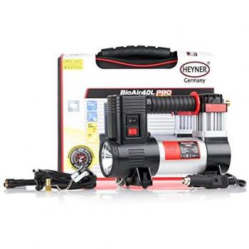 Heyner 237100 Big Air Compresor de aire, 40 l, con lámpara
