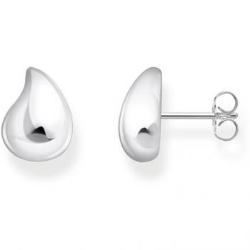 Thomas Sabo H2303-001-21 Small Sterling Silver Organic Drop Earrings for Women
