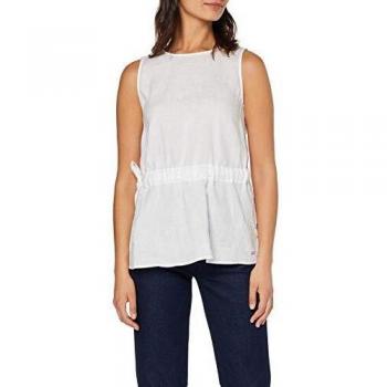 Tommy Hilfiger Dakota Top NS Camiseta sin Mangas, Blanco