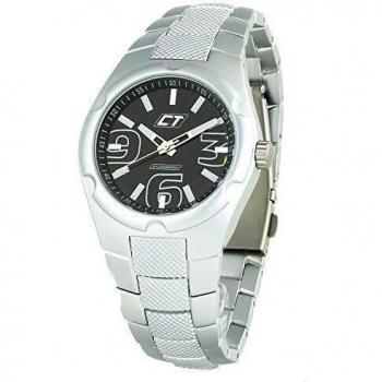 Chronotech Men's Quartz Watch CC7039M-02M with Stainless Steel Strap (38mm)