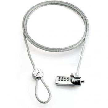Natec NZL-0226 - Cable De Seguridad Lobster 1.8 M para Portatil con Codigo