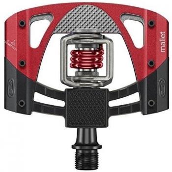 Crank Brothers Mallet 3 - Pedal, color negro y rojo Talla:talla única