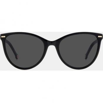 Carolina Herrera HER 0107/S KDX/IR Gafas de Sol Redondas de Acetato para Mujer en Negro