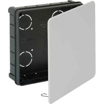 Solera 623 - Caja empalme y derivación.Instalación empotrada.Tapa garra metálica. De 150x150x50.12 entradas para tubo Ø 32.