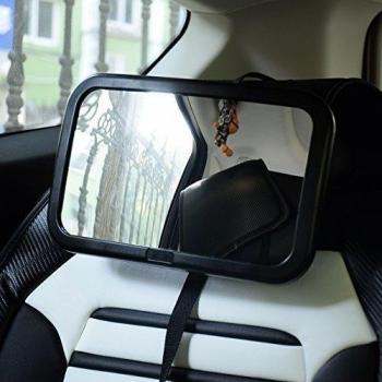 DEDC Espejo de seguridad del coche de bebé Espejo de vista posterior para mirar el bebé y lo mantiene en su vista