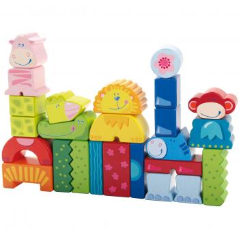HABA 2334 - Bloques de construcción con diseño de Zoo