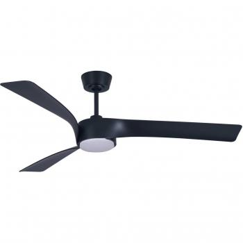 Ventilador de Techo Beacon con Luz Line Negro 132 cm Silencioso