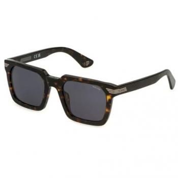 Police Forty 2 Sunglasses - Dark Havana, Brown Unisex, Size 52 MM