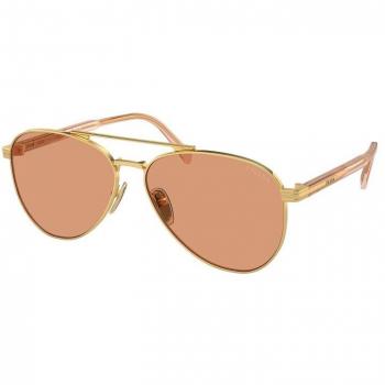 Prada PR A58S 5AK07V Men's Gold Sunglasses 61mm