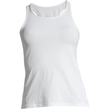 Camiseta de mujer Casall Essential Racerback, tirantes, color blanco, talla 38