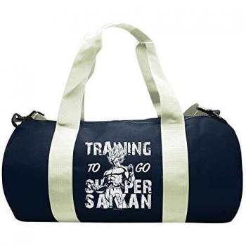 ABYstyle - Dragon Ball - Borsa da Allenamento Training to go Super Saiyan - Navy/White