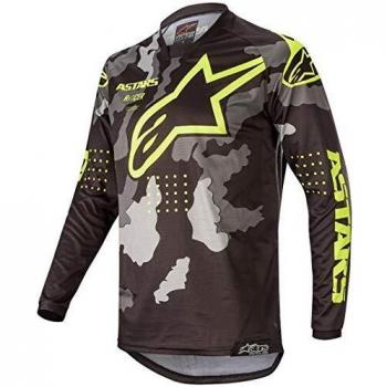 Alpinestars Kinder Crossshirt Racer Tactical Black/Yellow Camo-S