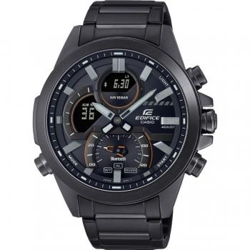 Casio Edifice Smartphone Link Model ECB-30DC-1AEF, Men's Black Watch, Stainless Steel, One Size