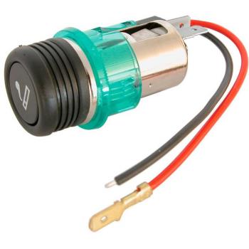 Carpoint 0523203 - Encendedor de coche con luz, verde